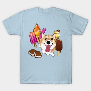 Summer Treats Corgi T-Shirt